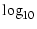 $\log_{10}$