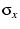 $\sigma_x$